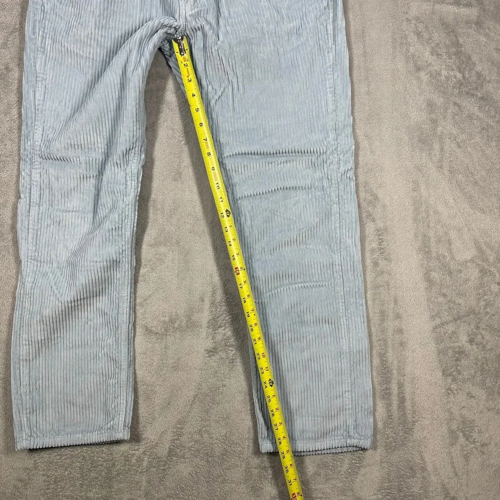 Levi's 559 Corduroy Pants Mens 32x30 (29) Light Baby Blue Relaxed Straight Wale